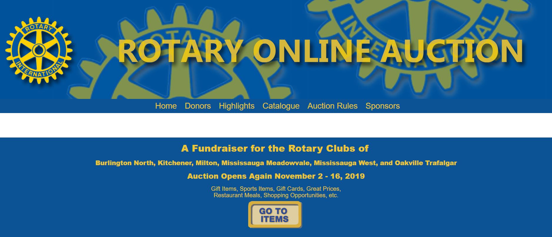 Rotary Online Auction Rotary Club Of Milton