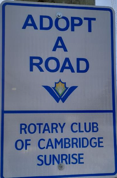 Roadside Clean-Up : June 2023 | Rotary Club of Cambridge Sunrise