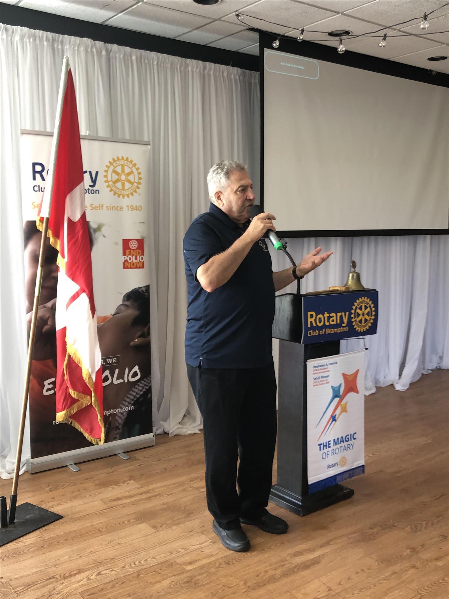 Max Kazman, and Johanna, Former Exchange Student Rotary Club of Brampton