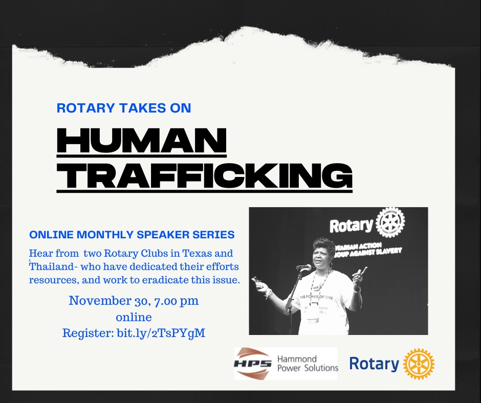 Rotary takes on Human Trafficking | Rotary Club of Guelph