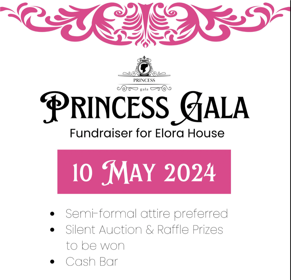 Princess Gala For Elora House Rotary Club of Guelph