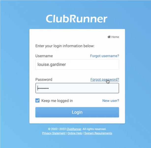 ClubRunner Tip#3 Login & Member Profile