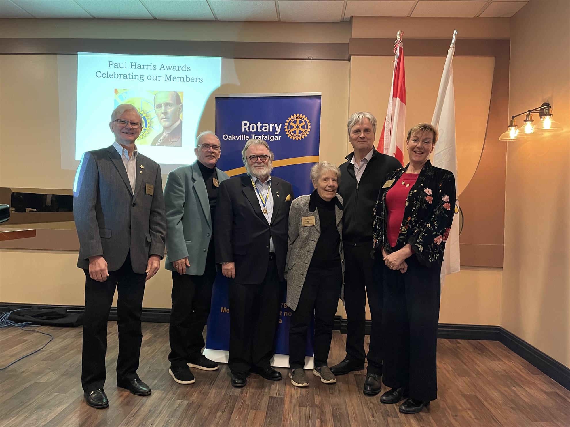 2022 CLUB PAUL HARRIS RECOGNITION Rotary Club of Oakville Trafalgar