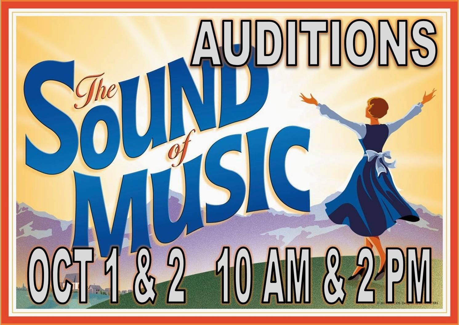 AUDITIONS FOR SOUND OF MUSIC Rotary Club of Bracebridge