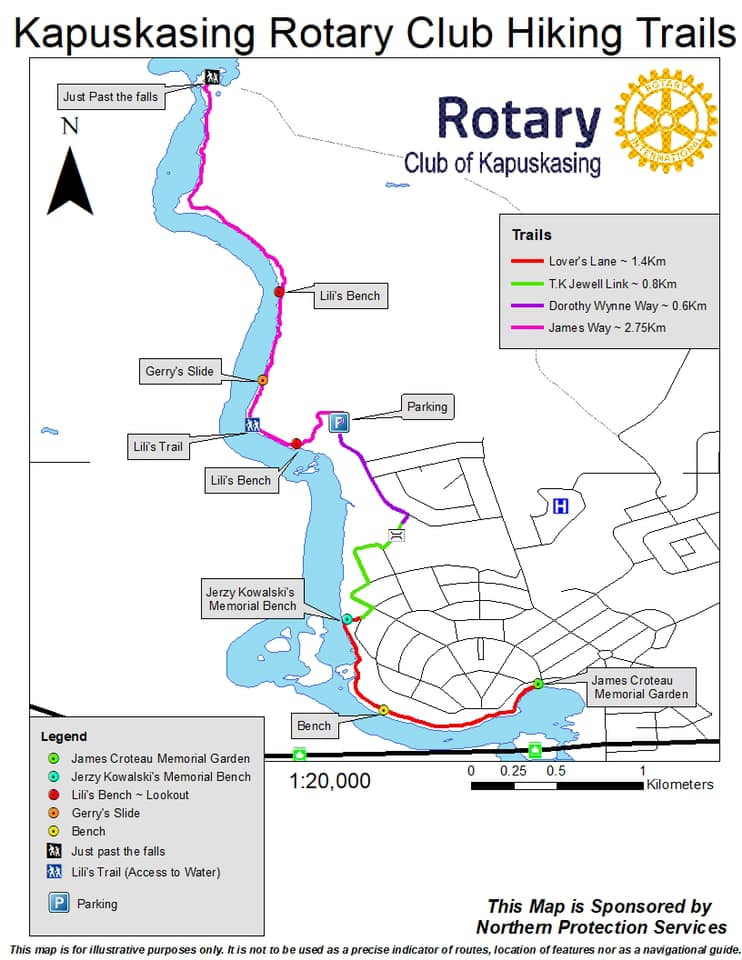 Trail Map Rotary Club of Kapuskasing