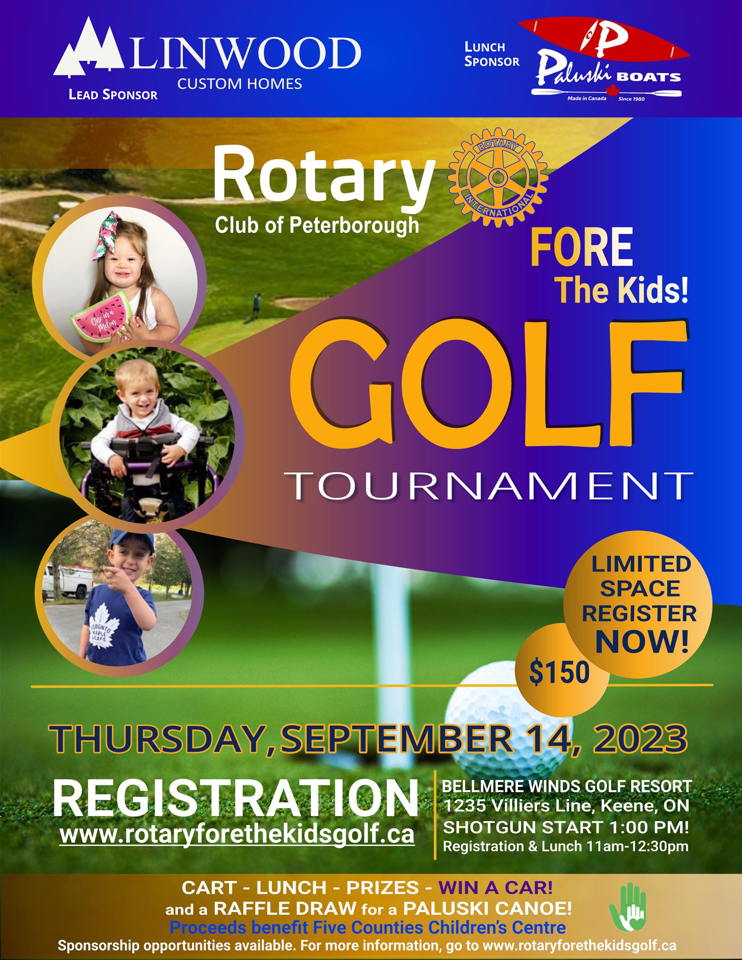 2023 Rotary Golf Tournament Rotary Club of Peterborough