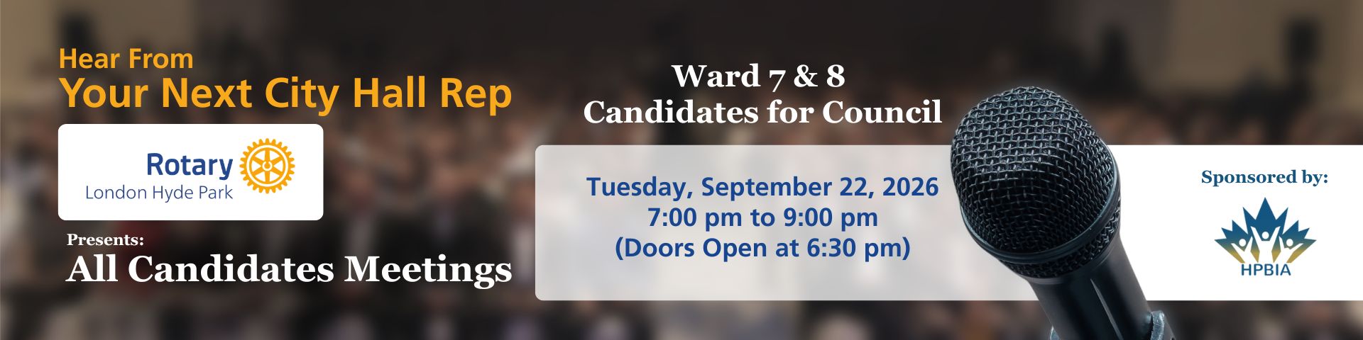 All candidates meeting for ward 7 and 8
