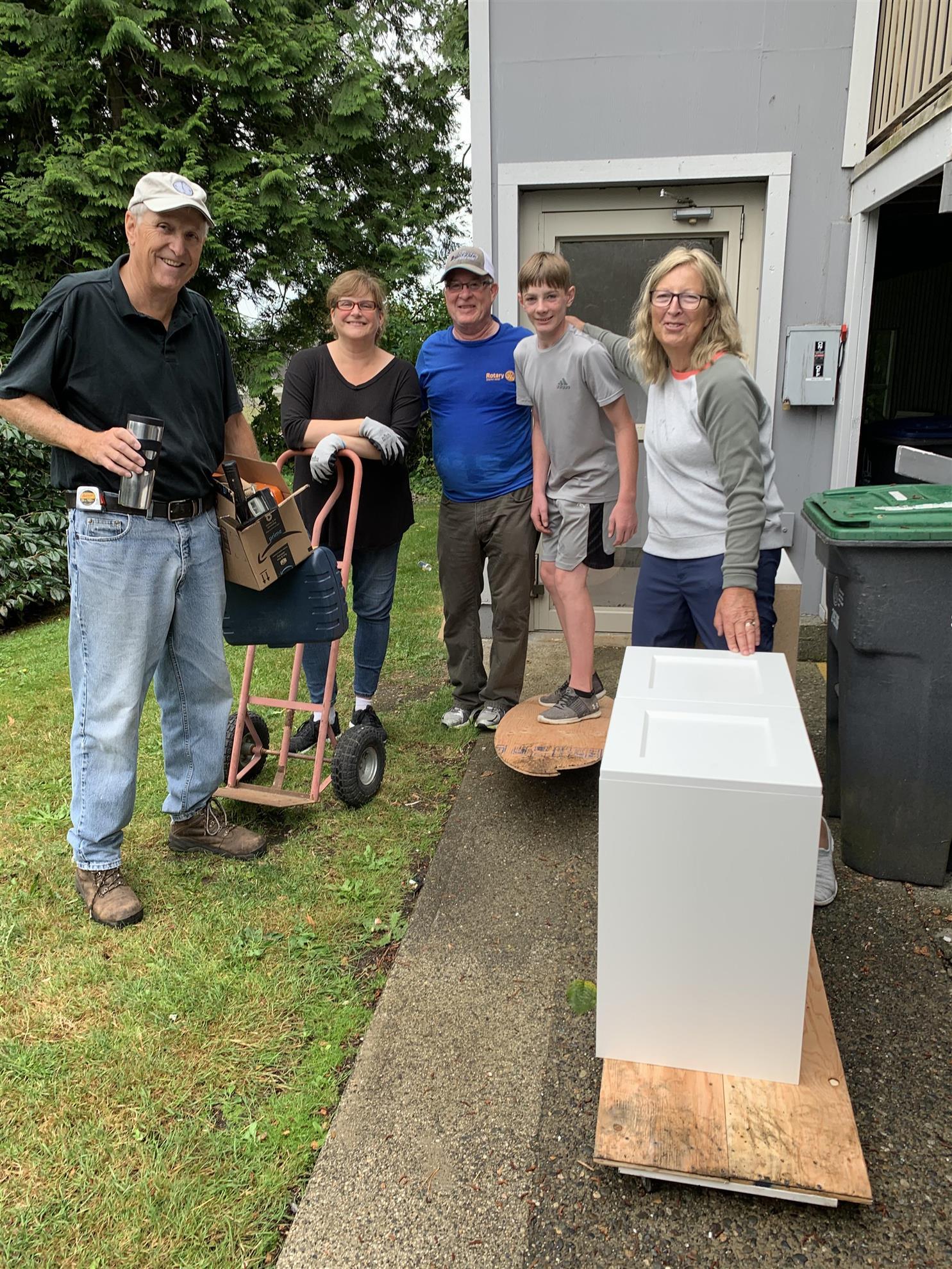 Some of the Work Crew -- Stayte House Reno Project