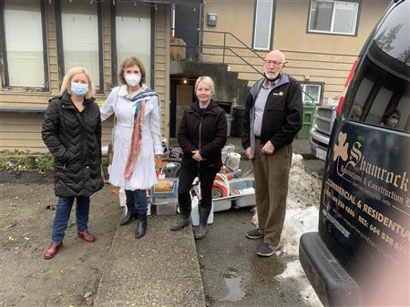 Shamrock Construction Equipment Donation for Abbotsford Flood Victims