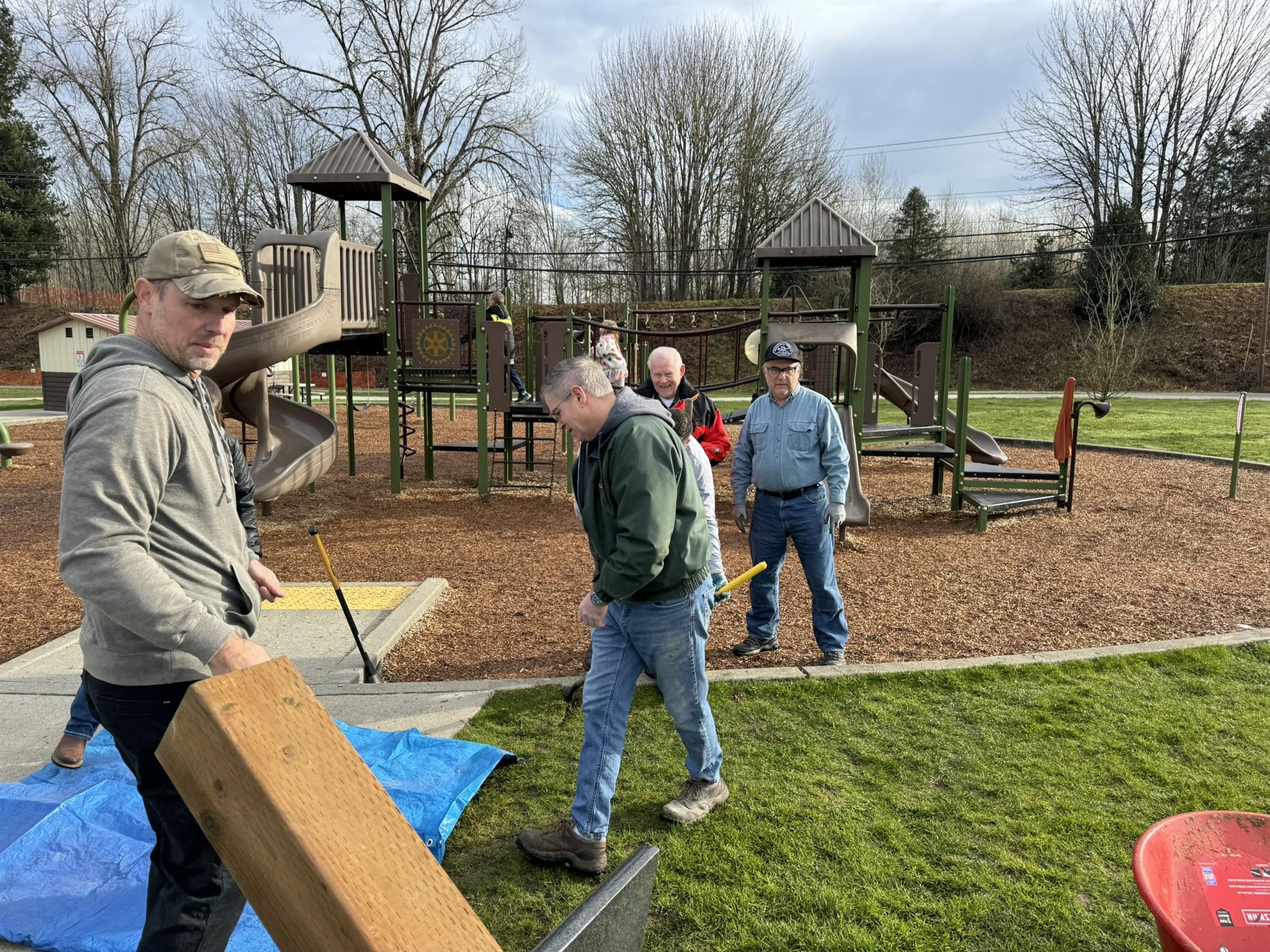 Communication Board Install | Rotary Club of Arlington