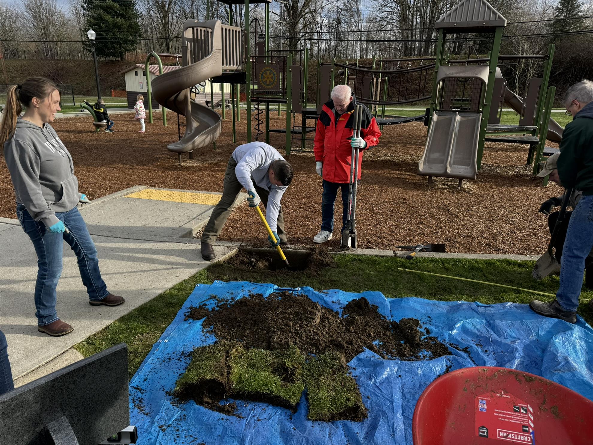 Communication Board Install | Rotary Club of Arlington
