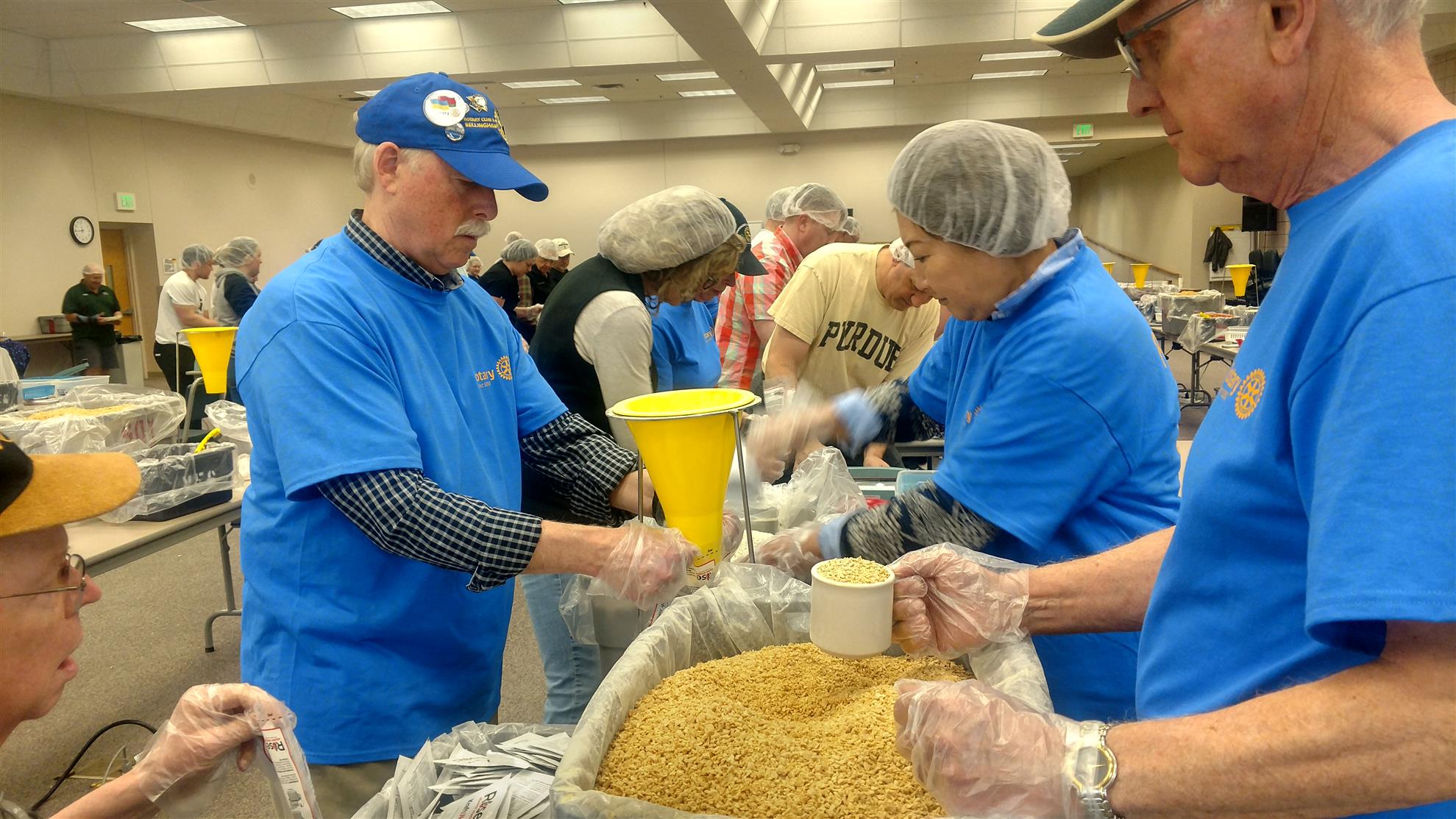 Meal Packing Event for the Rotary Club of Bellingham