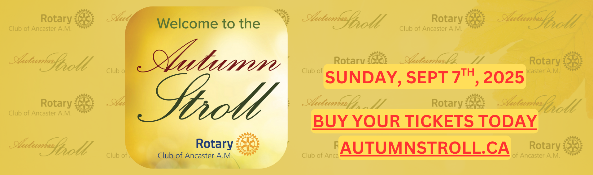 27th Autumn Stroll, Sept. 7th, 2025