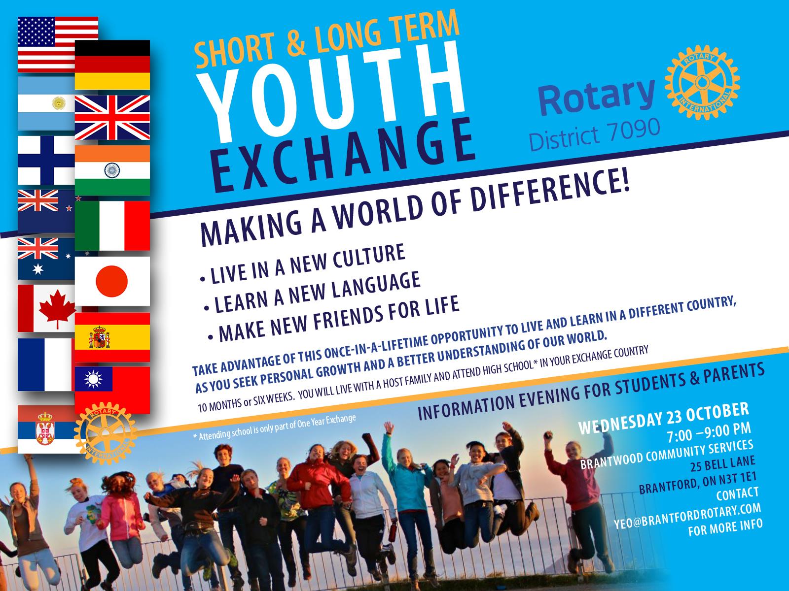Youth Exchange Page Rotary Club of Brantford