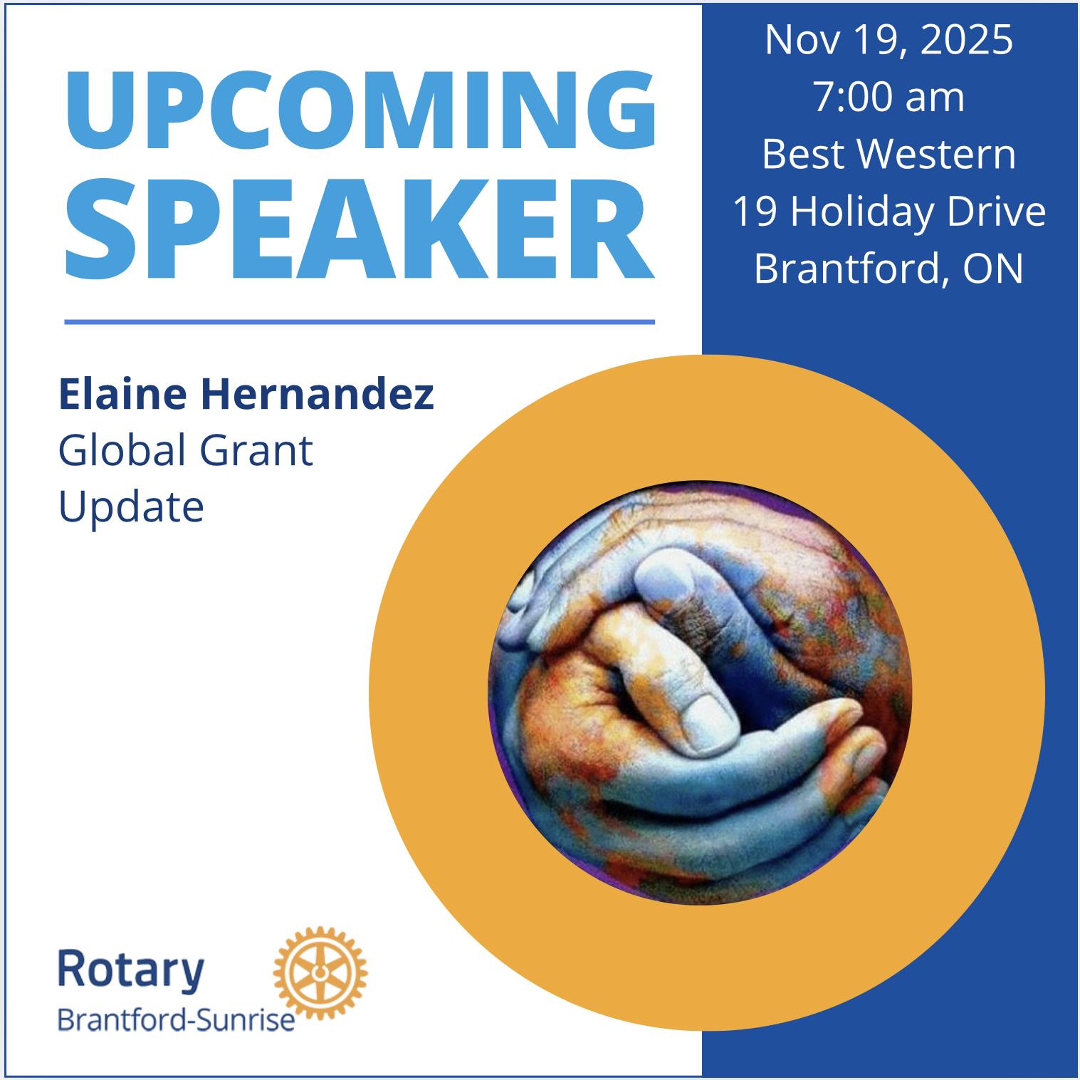 Elaine Hernandez - Global Grant Update