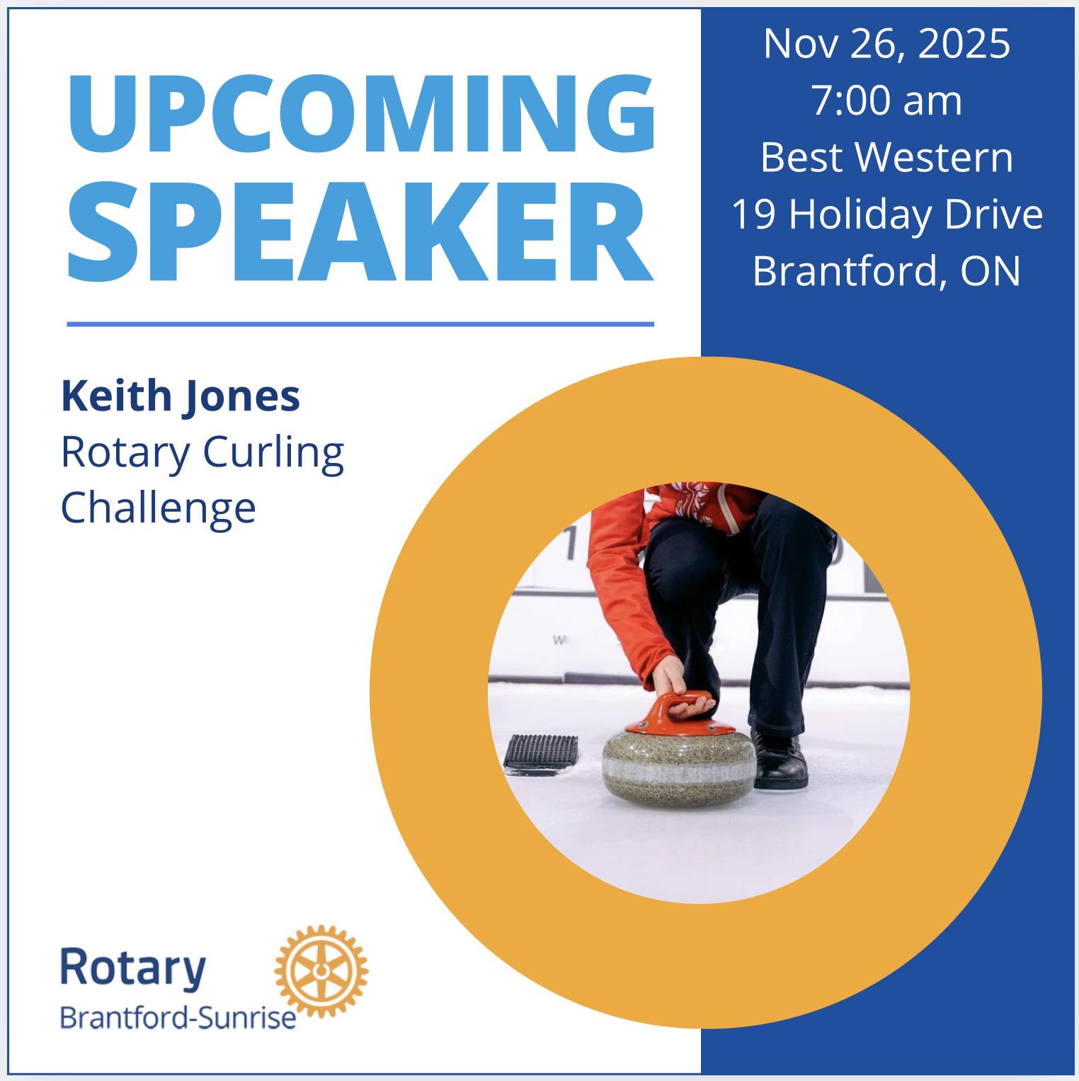 Rotary Curling Challenge - Keith Jones