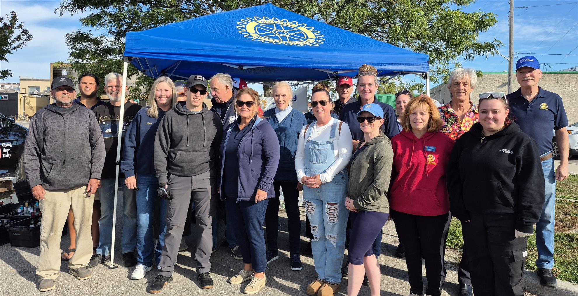 Food and Bottle drive volunteers-Sept-2026