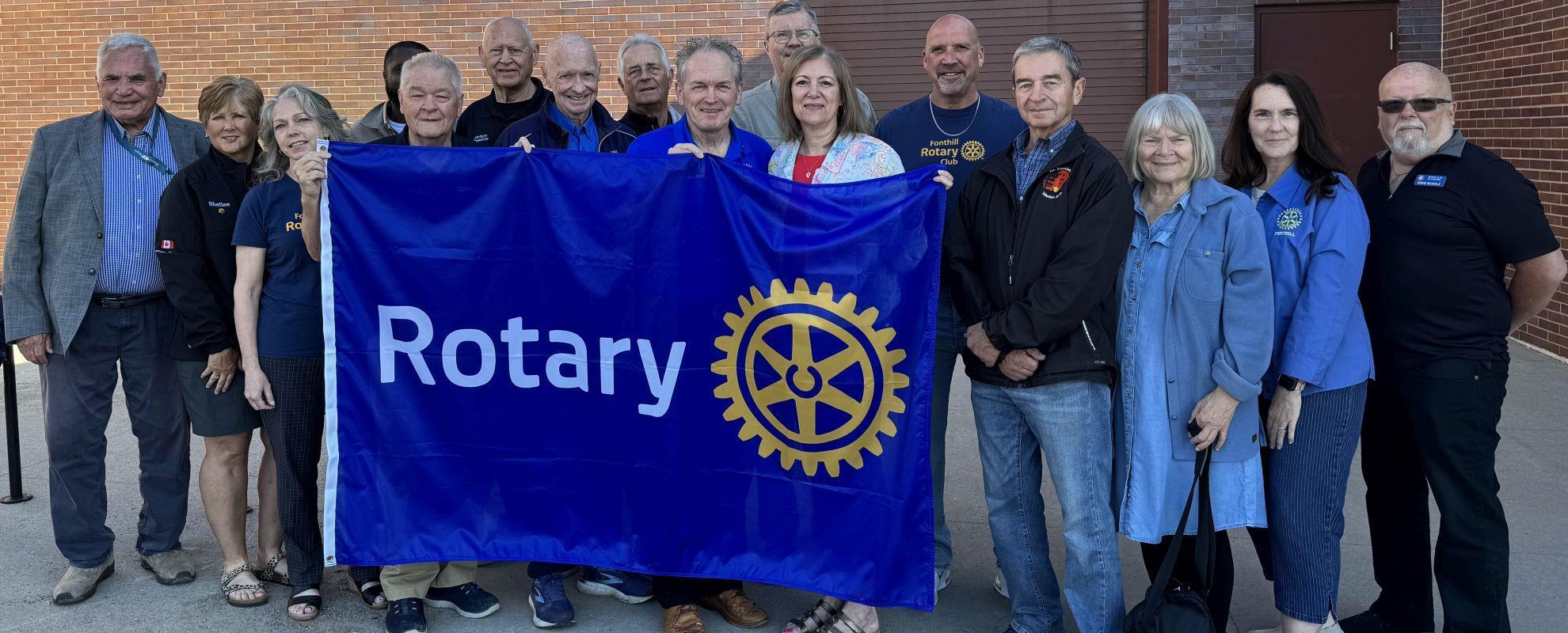 Fonthill Rotary Kicks Off 35th Anniversary Celebrations with Flag Raising