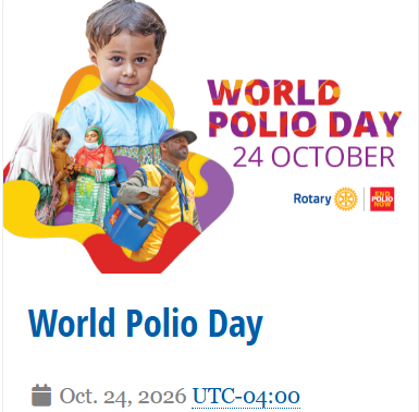 World Polio Day Oct 24