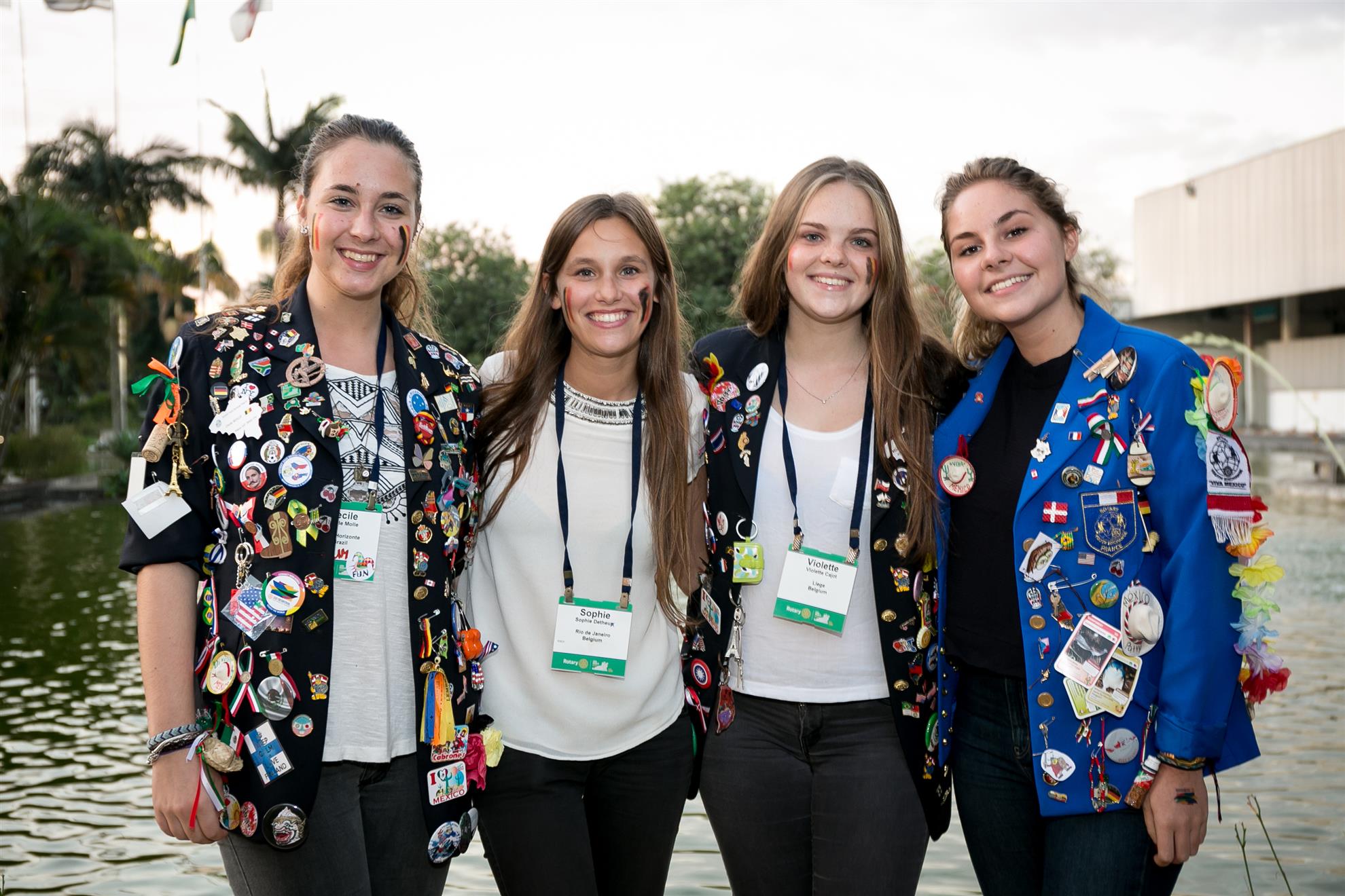 Rotary Youth Exchange Students at the Rotary International Convention, 5 June 2015, São Paulo, Brazil.