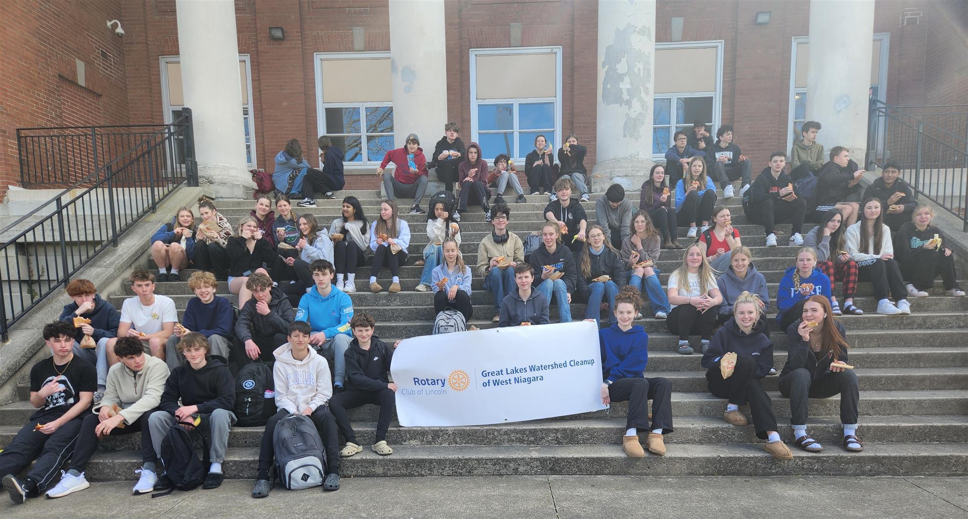WNSS Crew for Great Lakes Watershed Cleanup - April 22