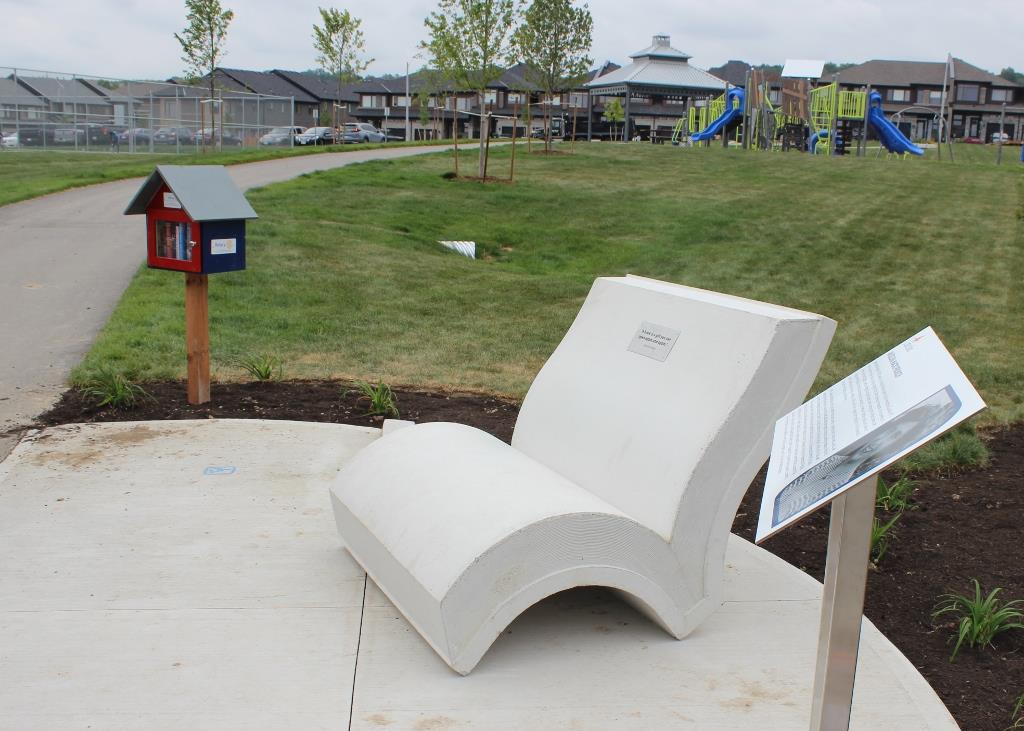 Literacy Lounge featuring RCL Little Lending Library