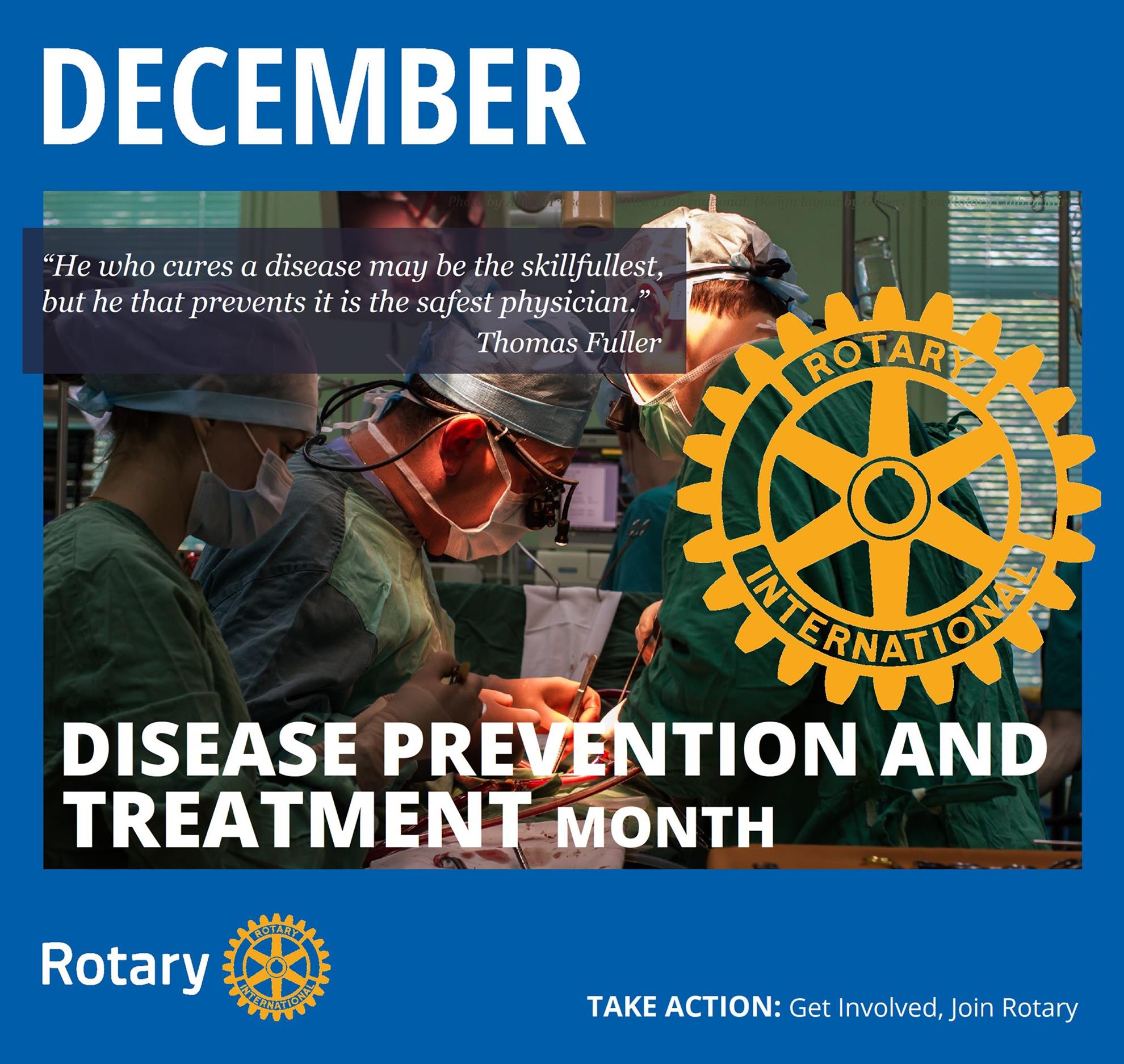 December is Disease Prevention & Treatment Month Rotary Club of Lincoln