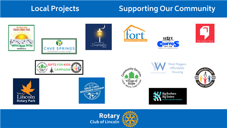 Local Projects Supported by Lincoln Rotary