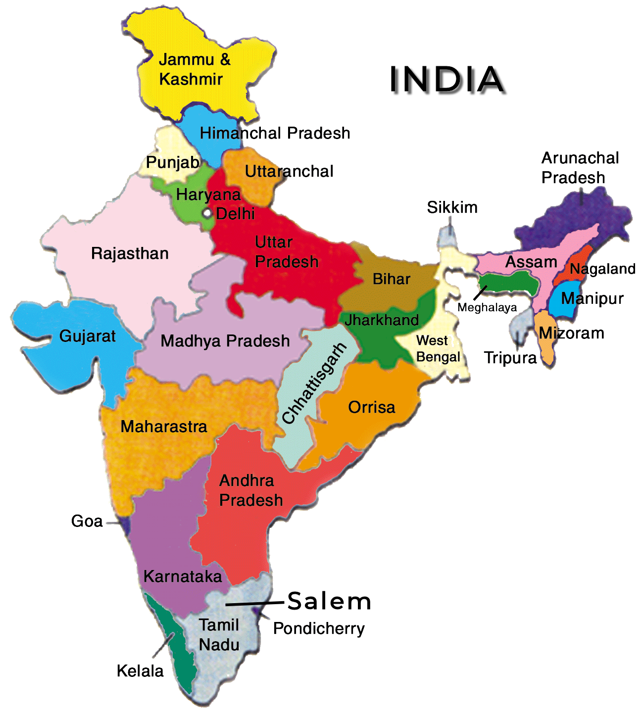 Map of India