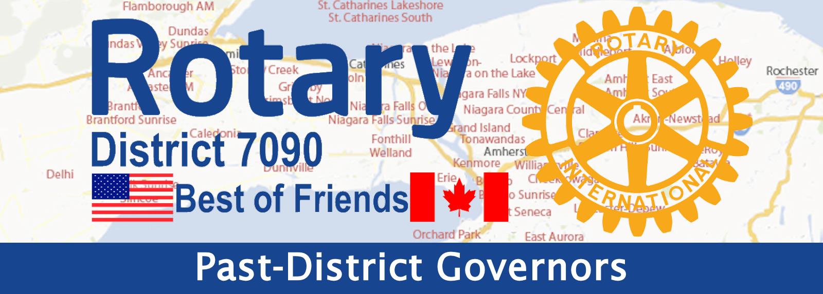 Past District Governors Banner