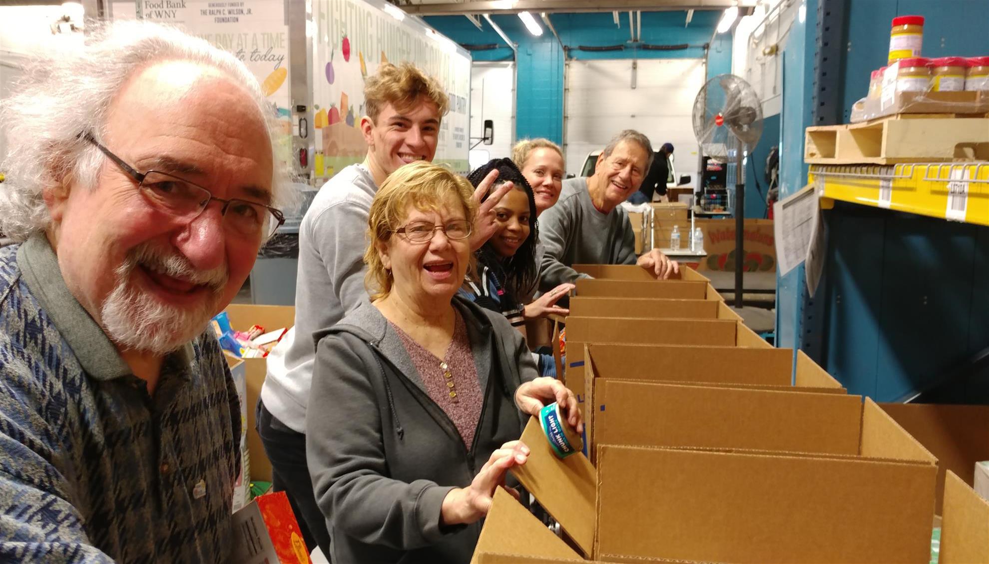 Putting our Youth Exchange student to work!