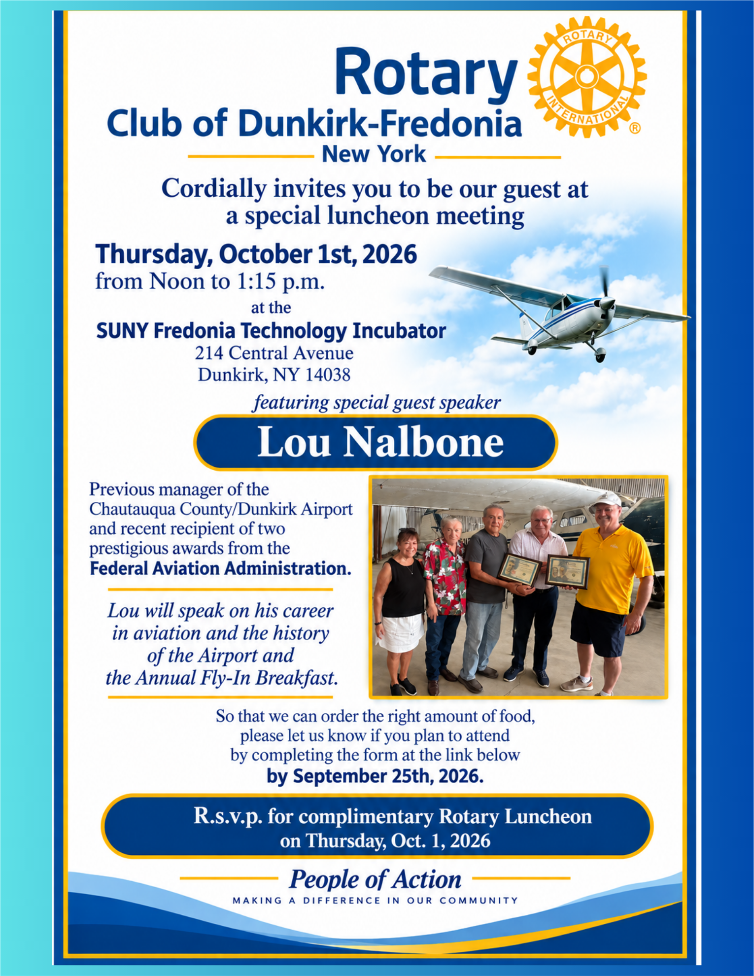 Lou Nalbone Meetng Invitation