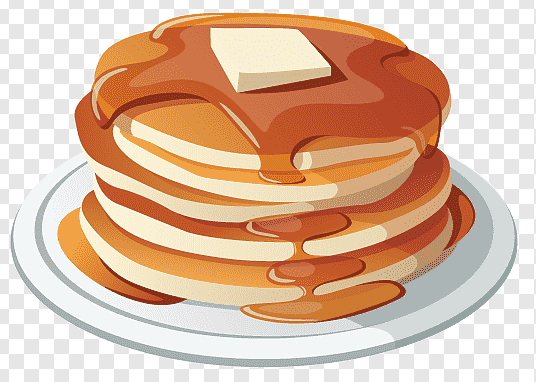 Illustration of stacked pancakes