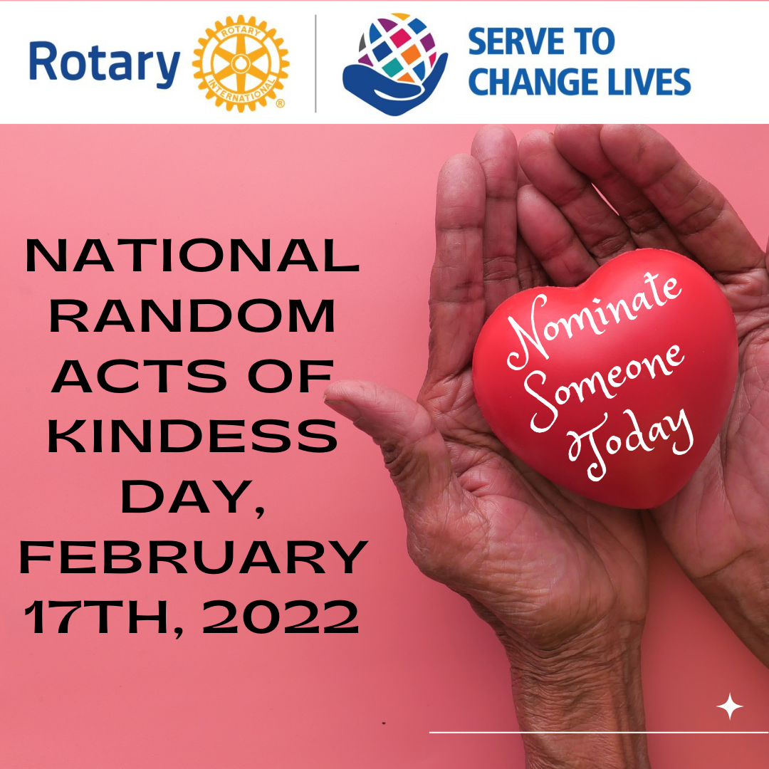National Random Acts of Kindness Day Rotary Club of DunkirkFredonia