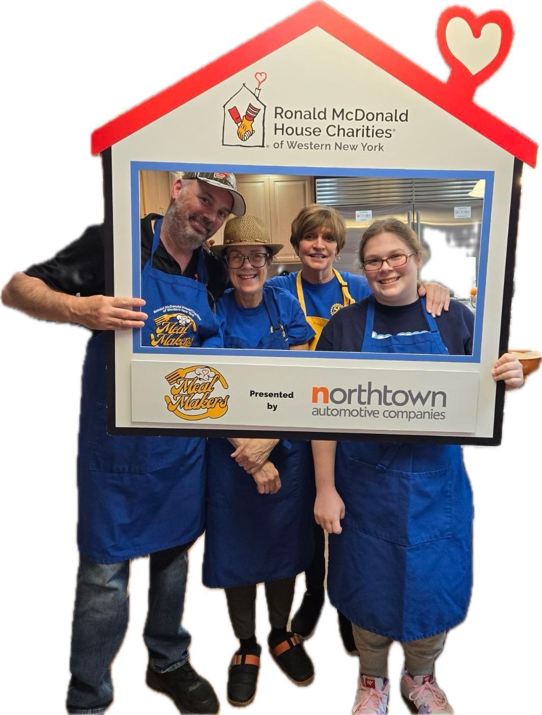 Club Provides Meals at Ronald McDonald House | Rotary Club of Hamburg