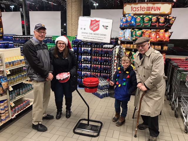 2019 Red kettle collection for Salvation Army Rotary Club of Lockport