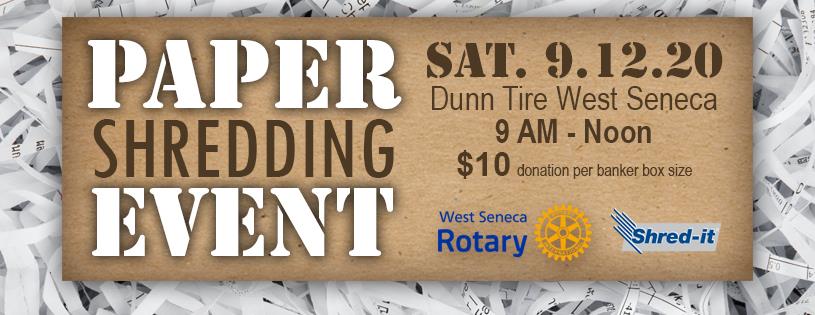 Rotary Shred-it Event
