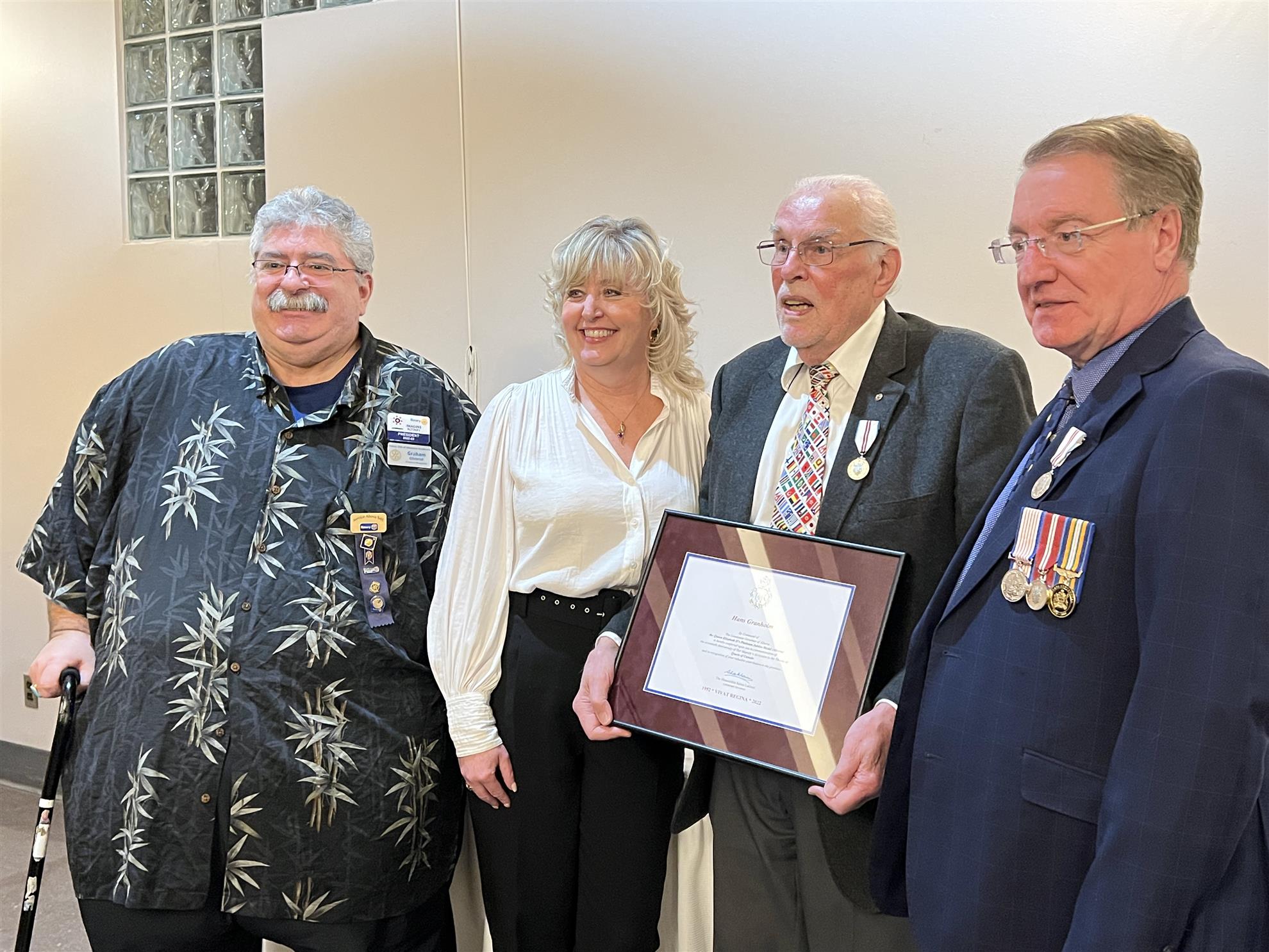 QEII Platinum Medal Presentation Dinner | Rotary Club of Edmonton ...