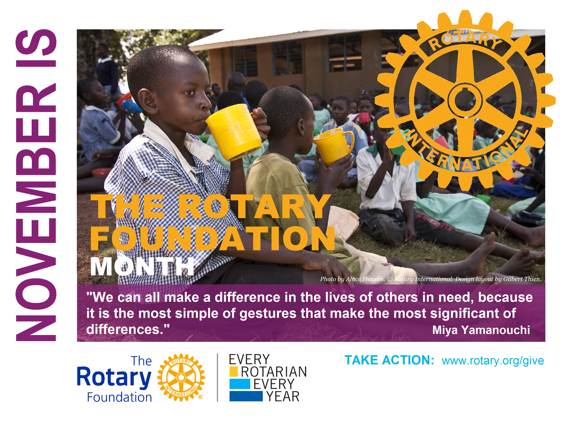 November is Rotary Foundation Month | Rotary Club of New Westminster