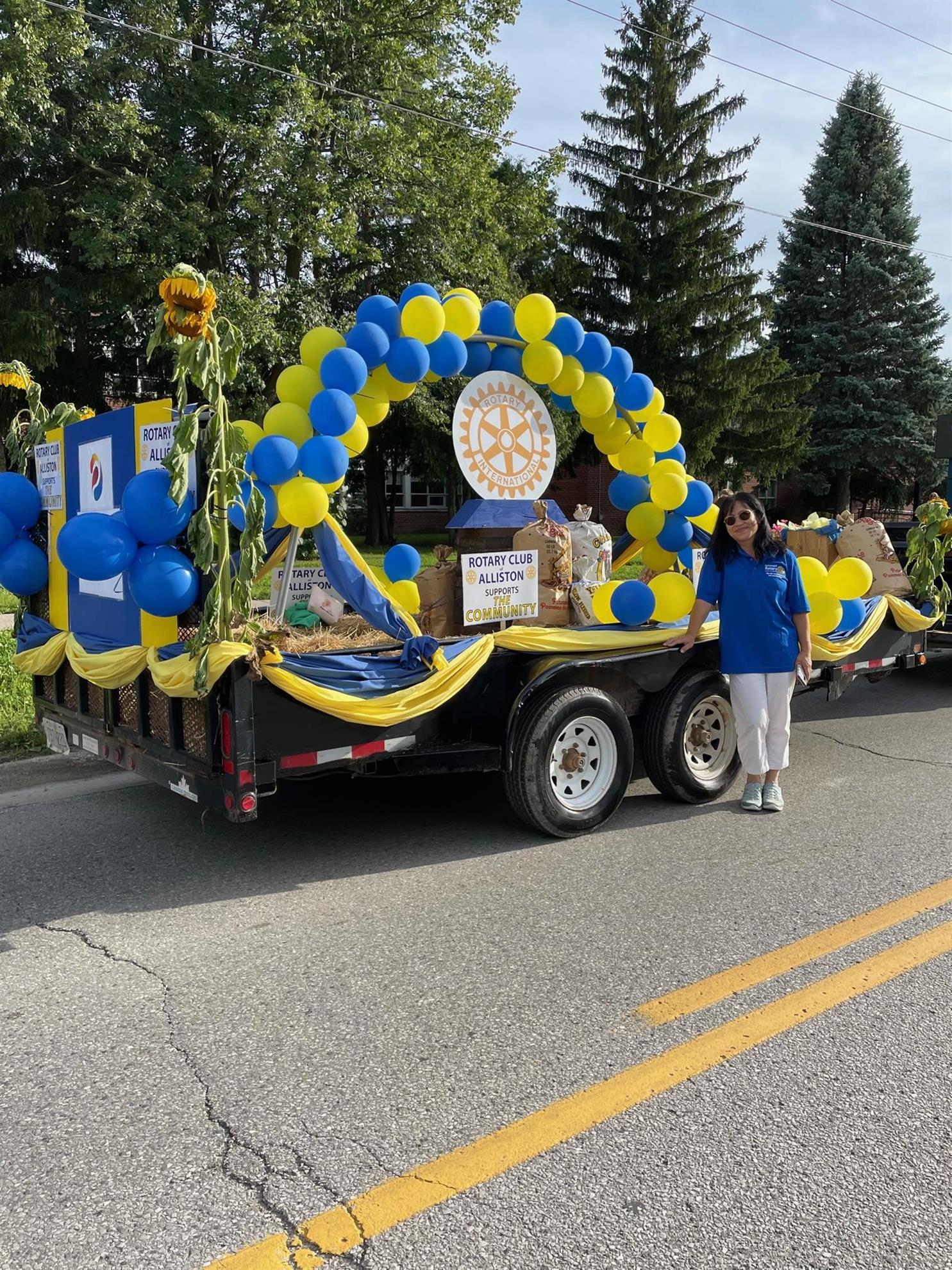 The Alliston Potato Festival Parade Rotary Club of Alliston