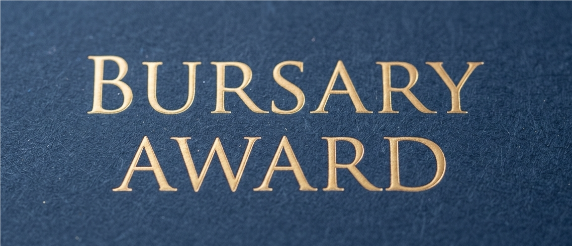 A button called Bursary award, to give visual image to the story