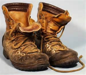 old work boots