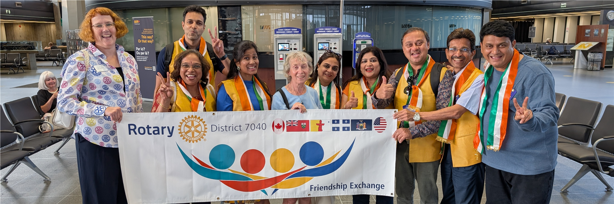District 7040 members welcome Friendship Exchange participants from Mumbai, 2025