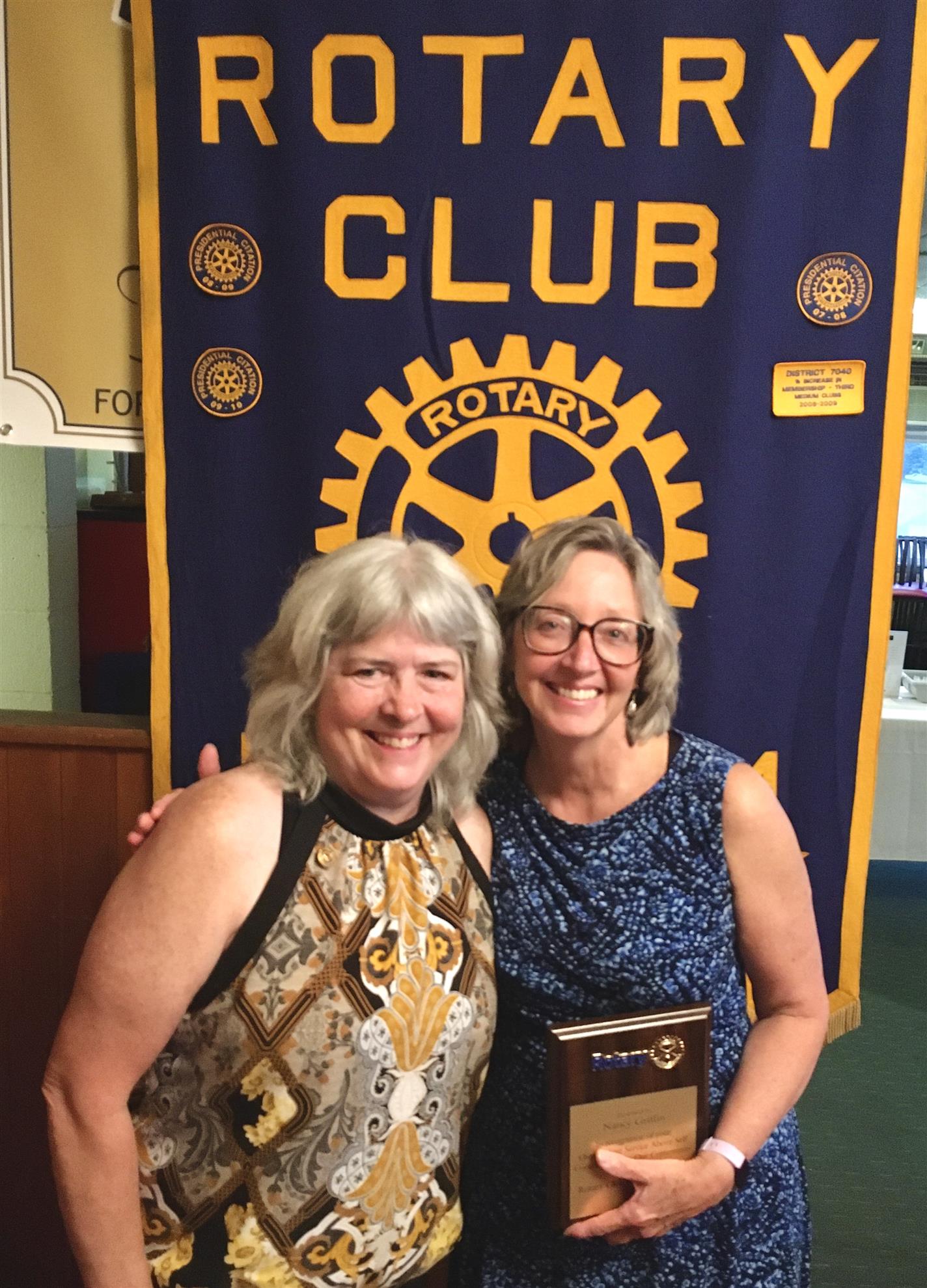 Nancy Griffin Receives Service Above Self Award From Potsdam Rotary