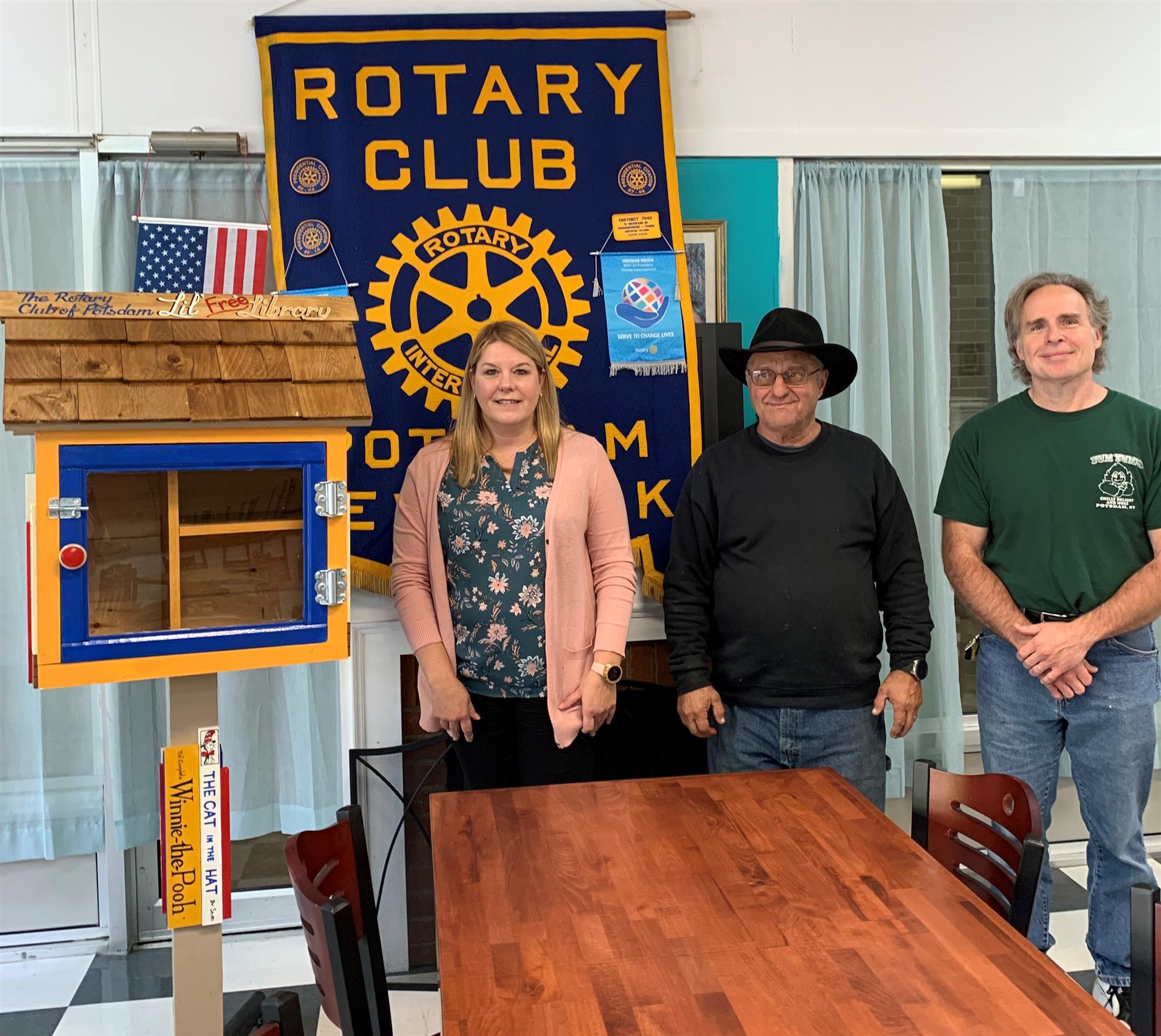 Potsdam Rotary Opens Three Lil' Free Libraries Rotary Club of Potsdam