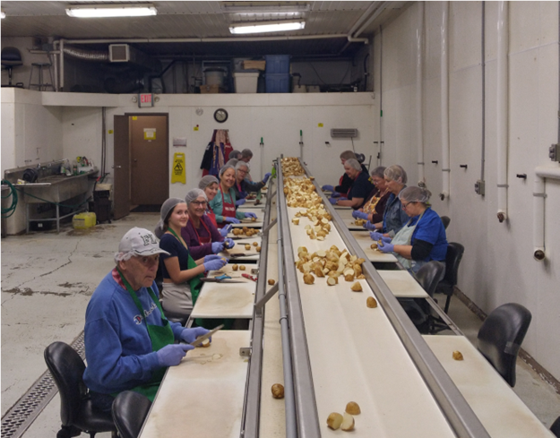 What We Do - Support with Food Preparation at Gleaners