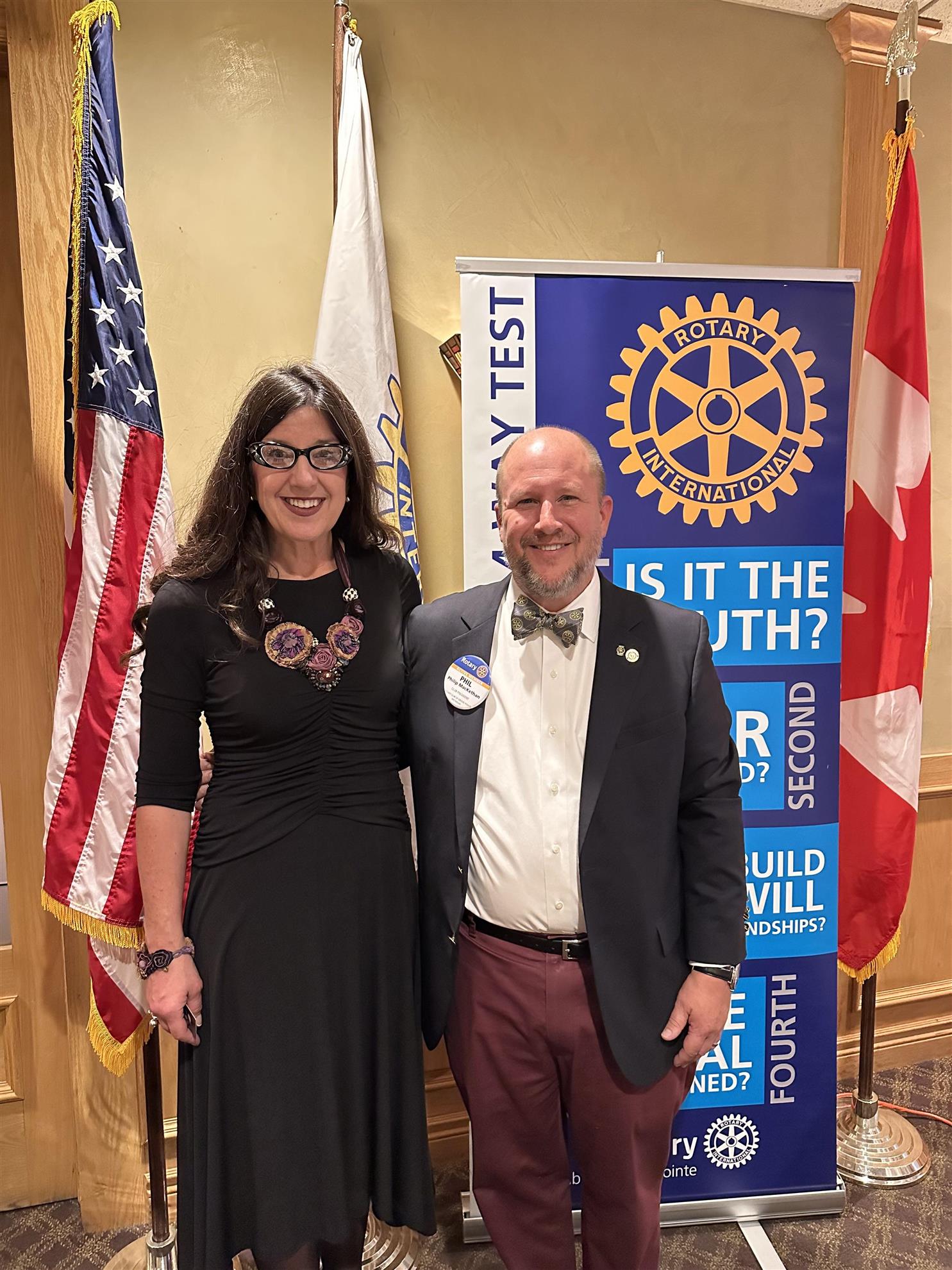 Presenter Michelle Hodges Rotary Club of Grosse Pointe