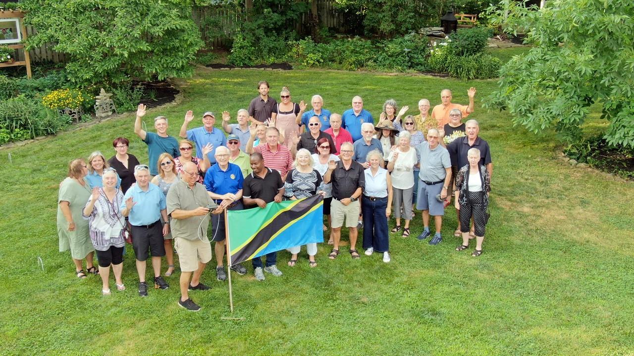 BBQ Reception for Tanzanian Student Respresentative