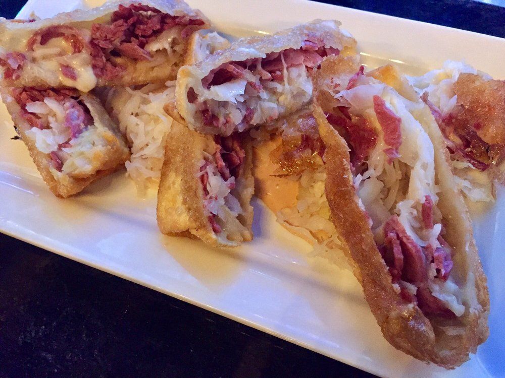 Menu: Rueben egg rolls