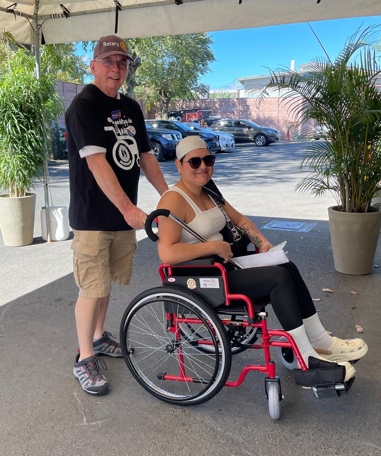 More smiles from those that received wheelchairs